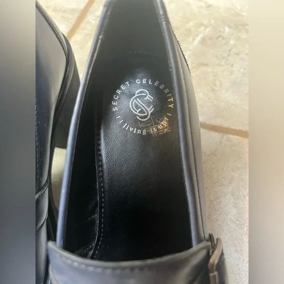 Brand New Navy Blue Penny Loafer Style Shoes - Sz 9 - Picture 3 of 7